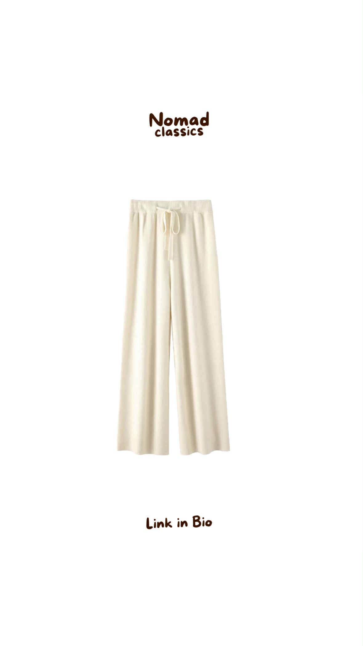 Knitted Wideleg Pants