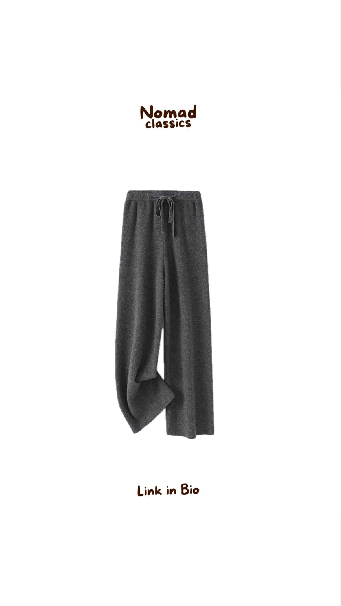 Knitted Wideleg Pants