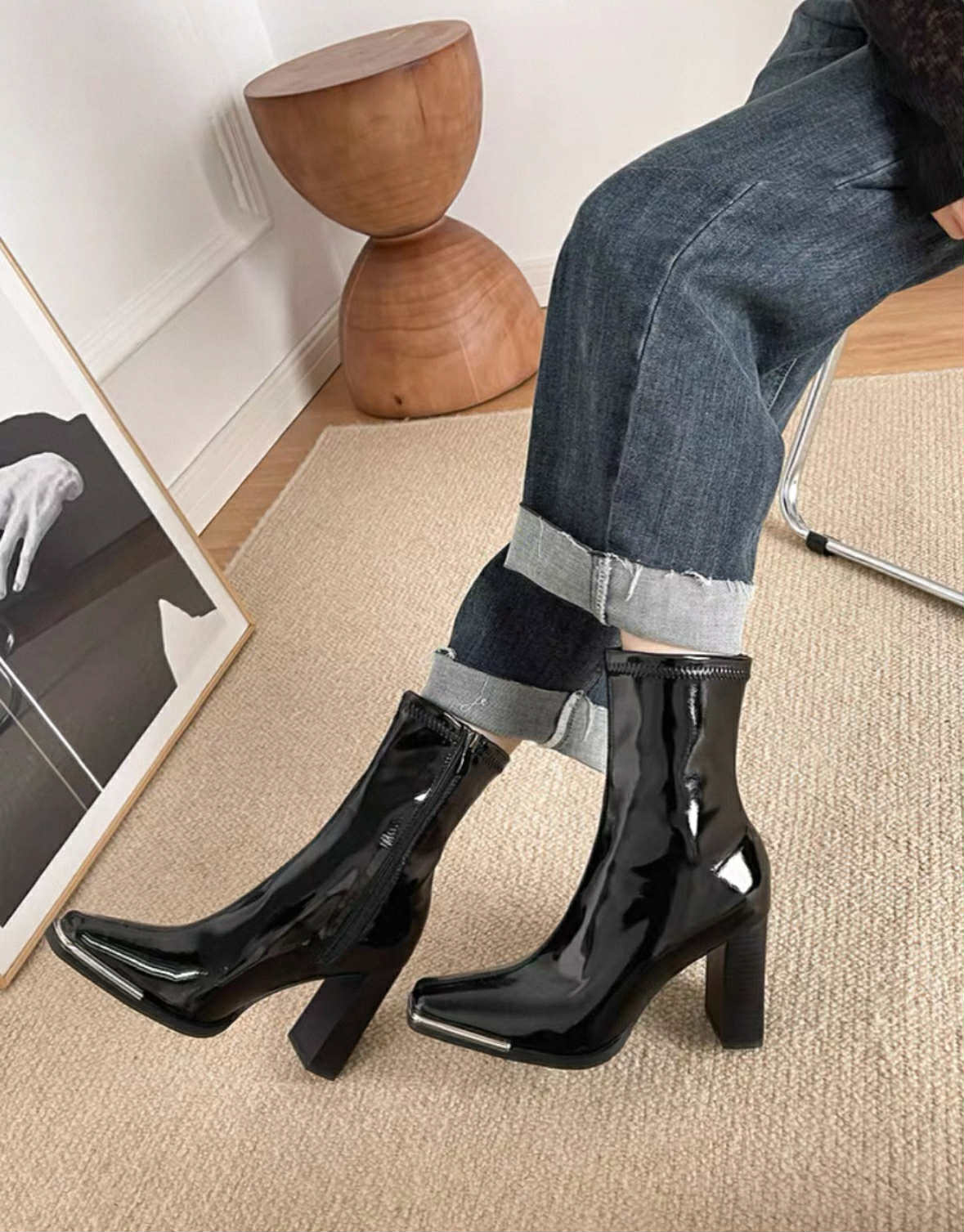 High Heel Ankle Boots