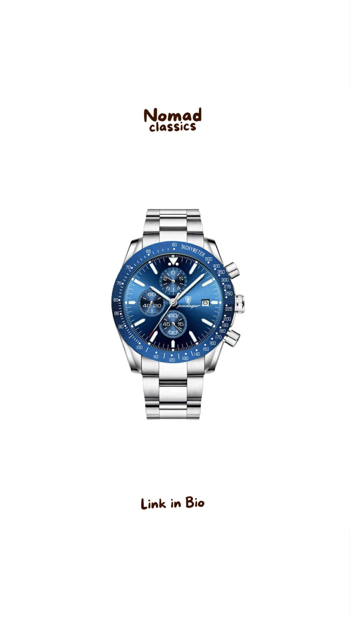 Chronograph Steel Watch
