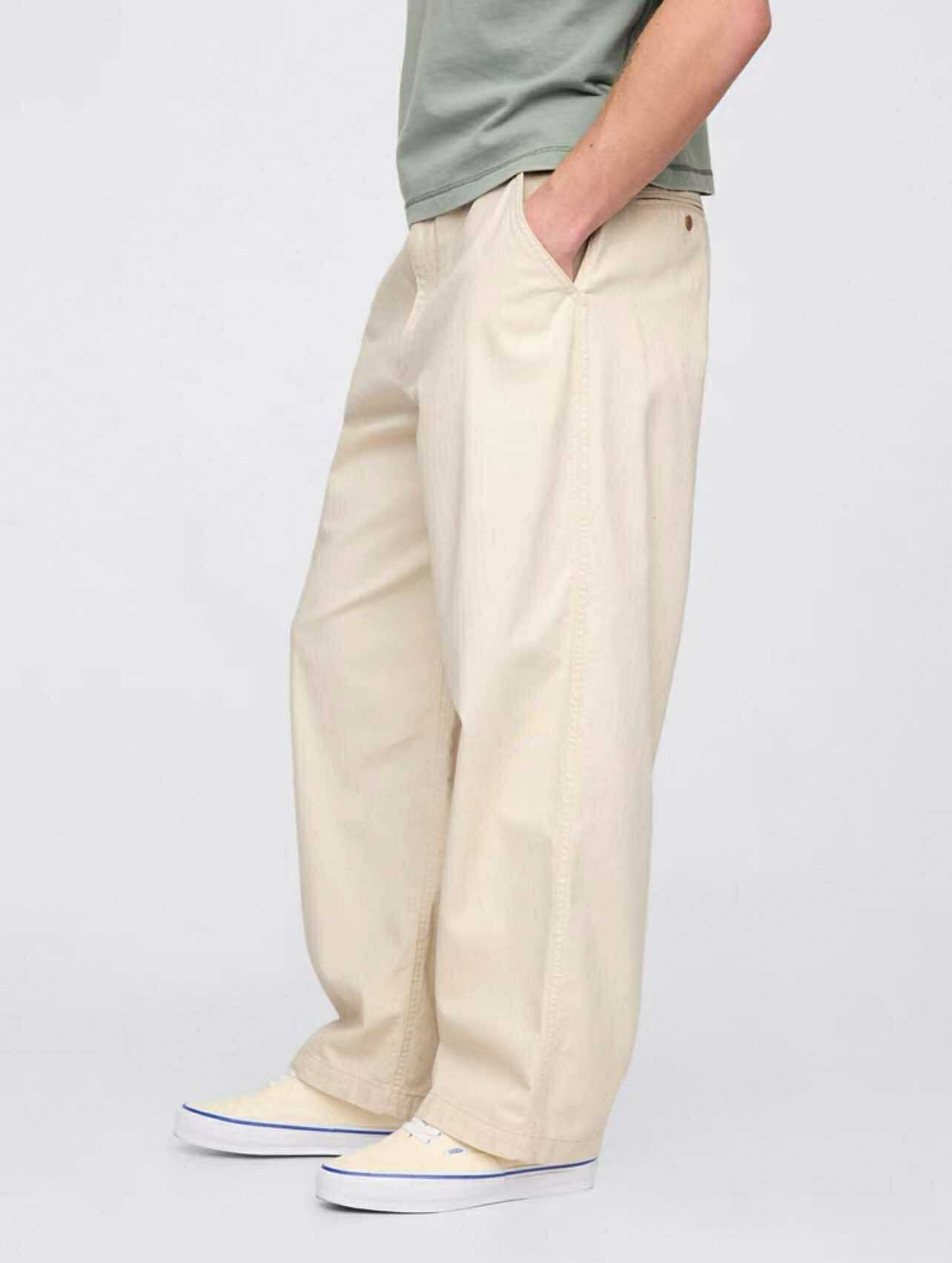 "Classic Cotton Trousers – Relaxed Ivy Fit"