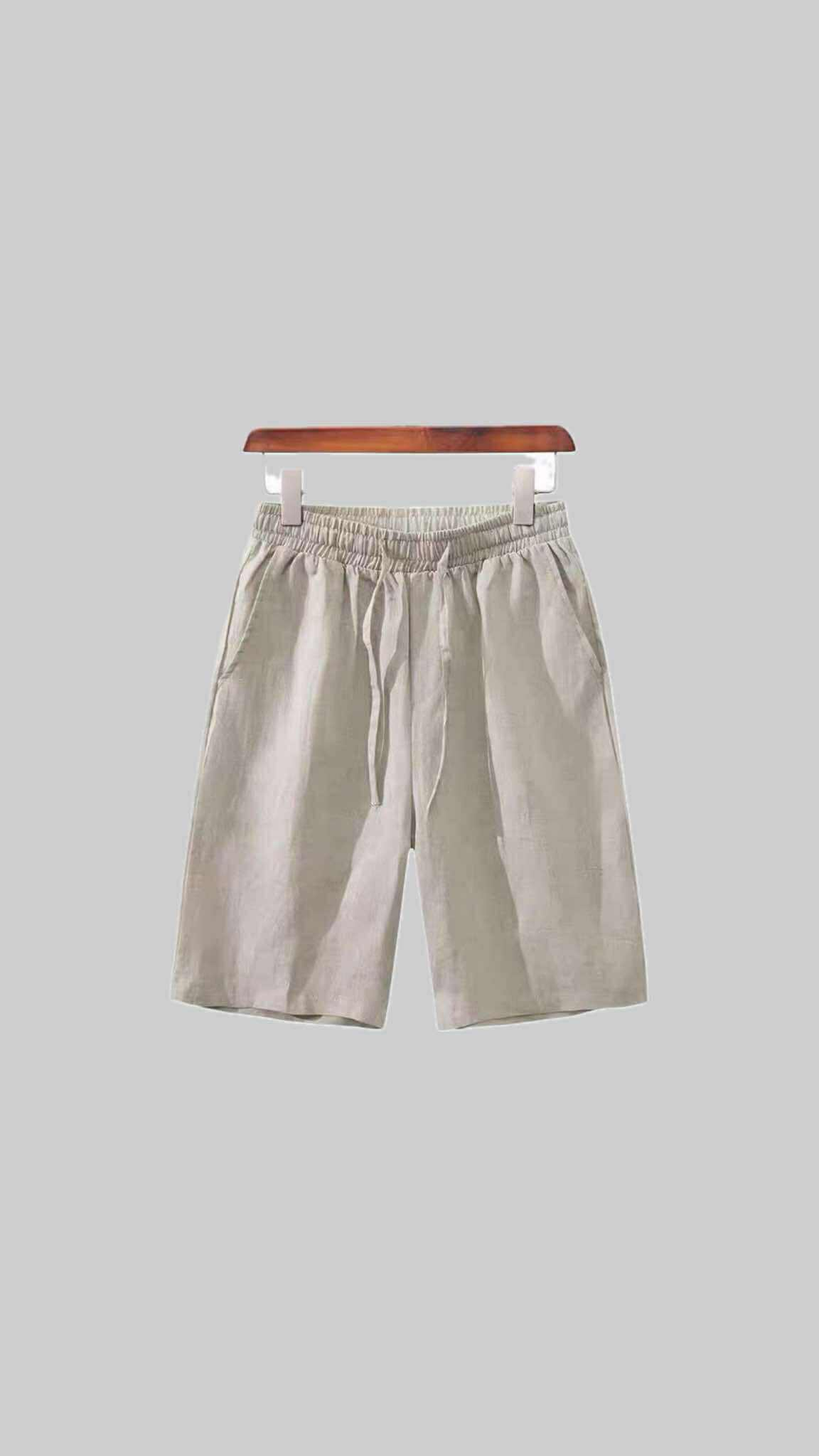 "Linen-Blend Summer Shorts – Lightweight, Relaxed Fit"
