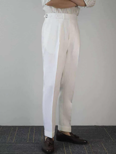 "White Classic Trousers – Clean, Modest, Timelessly Stylish"