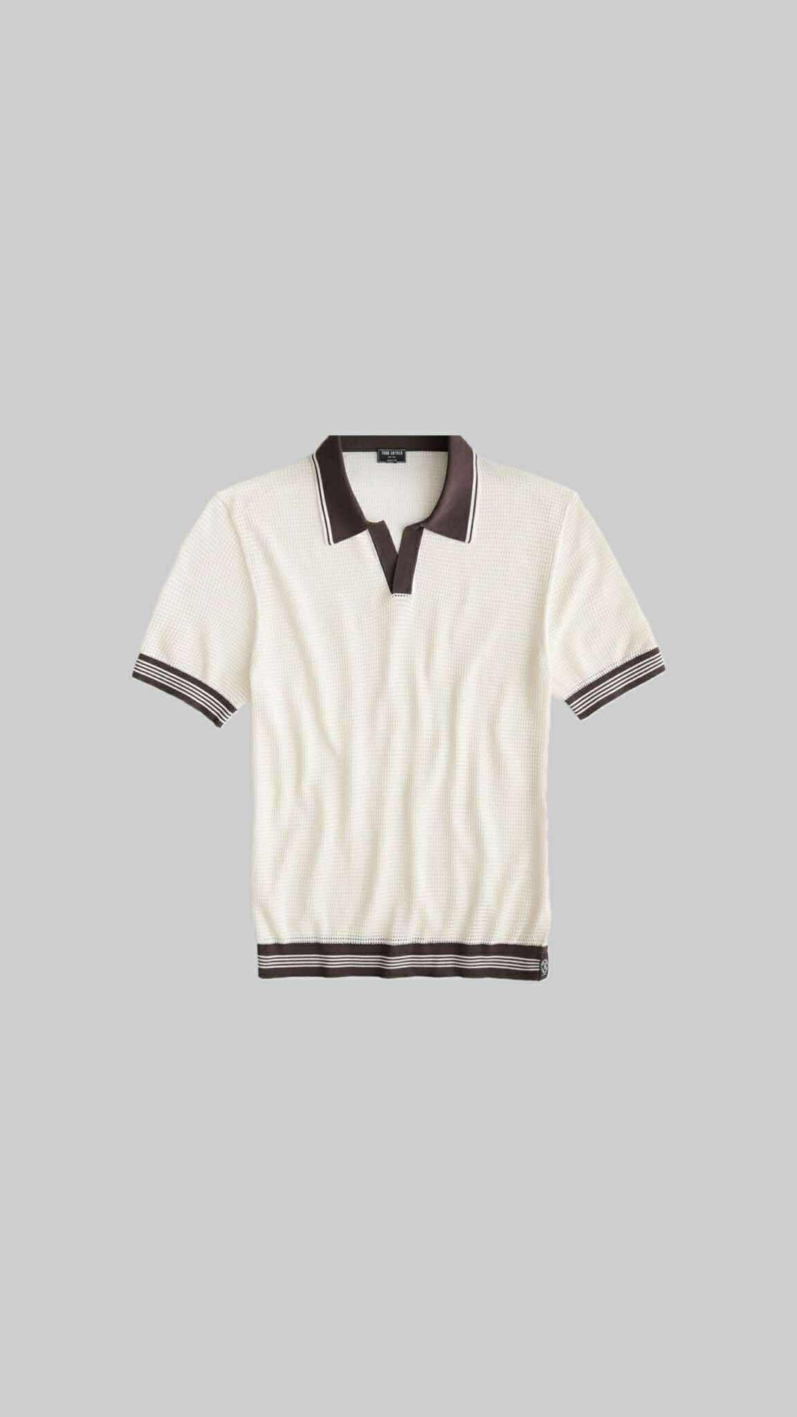 Vintage Knit Polo Shirt – Old Money Style