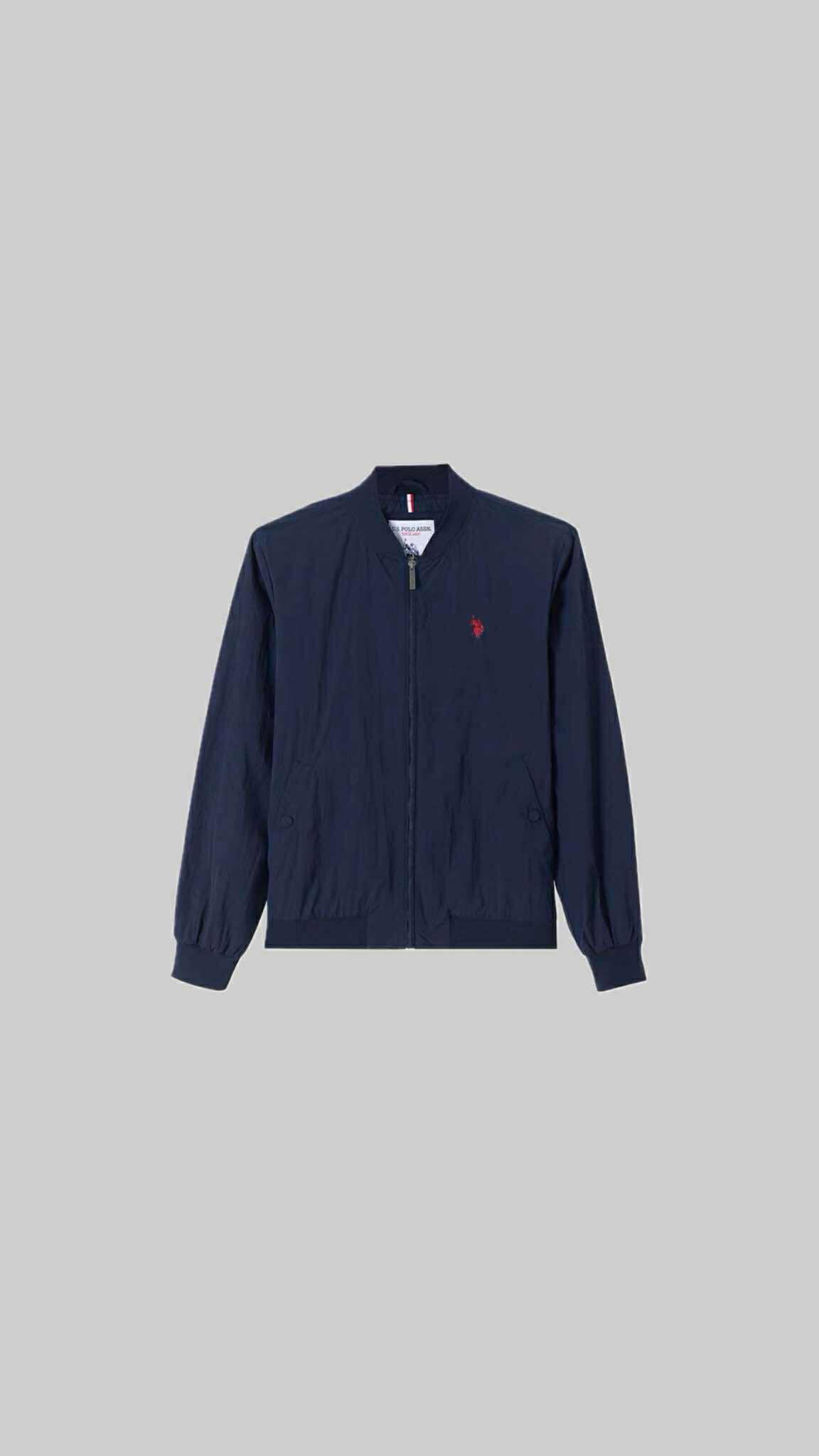 Navy Bomber Jacket – Preppy Style with a Modern Edge