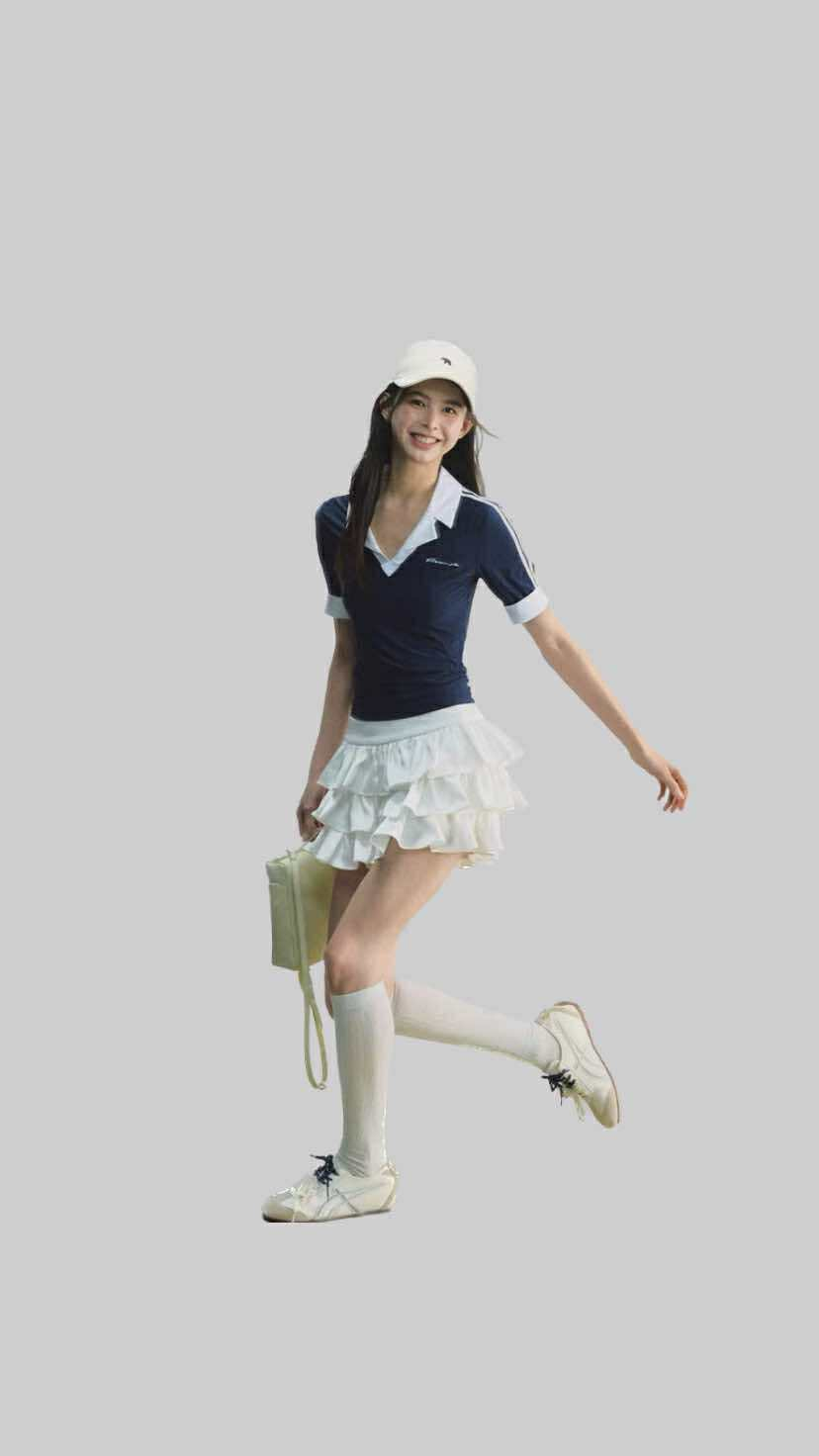 V-Collar Sports Polo
