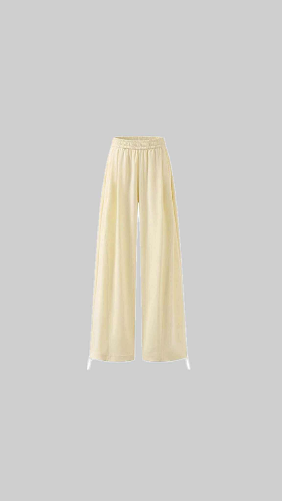 Drawstring Wide-Leg Pants