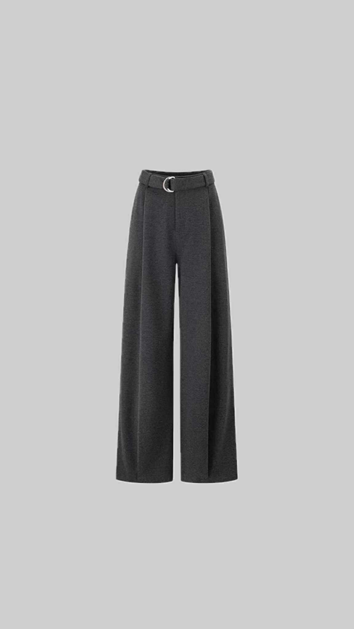 Structured Wide-Leg Pants