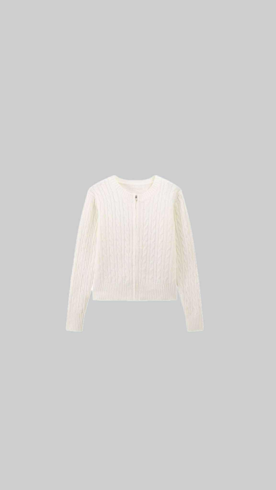 Minimalist Zip Sweater