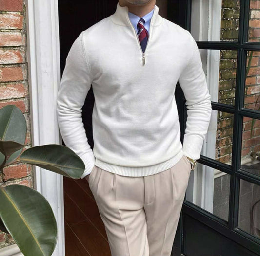 Half-Zip Knit sweater