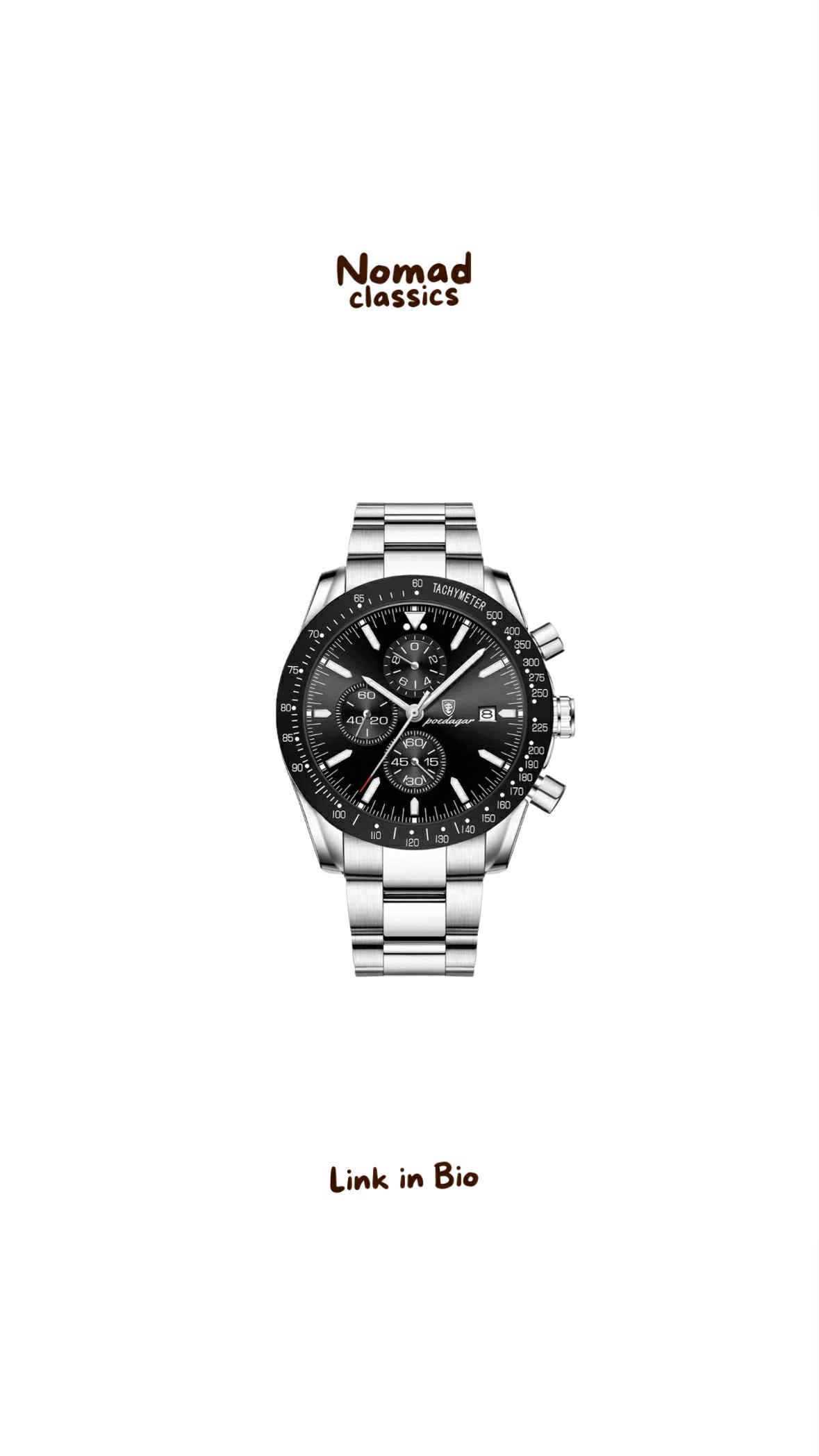 Chronograph Steel Watch