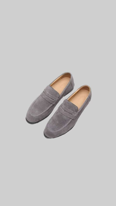 Suede loafers