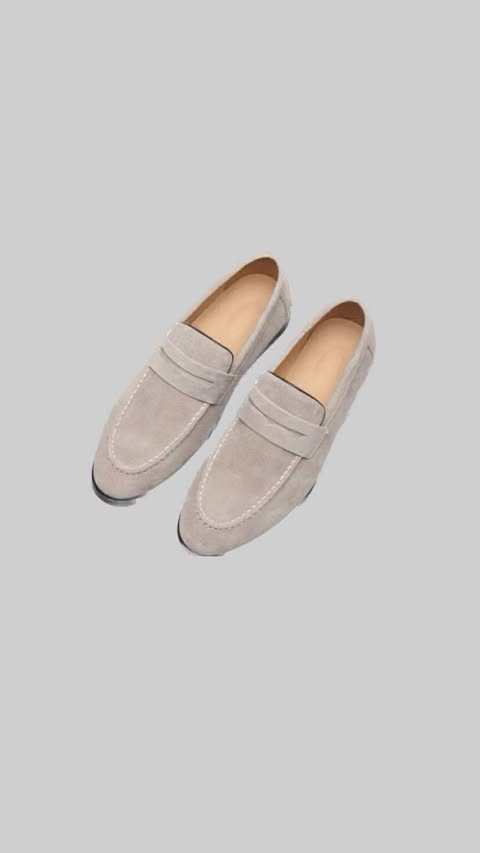Suede loafers