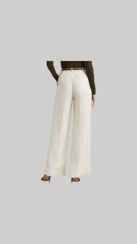 High Waist Wide-Leg Trousers