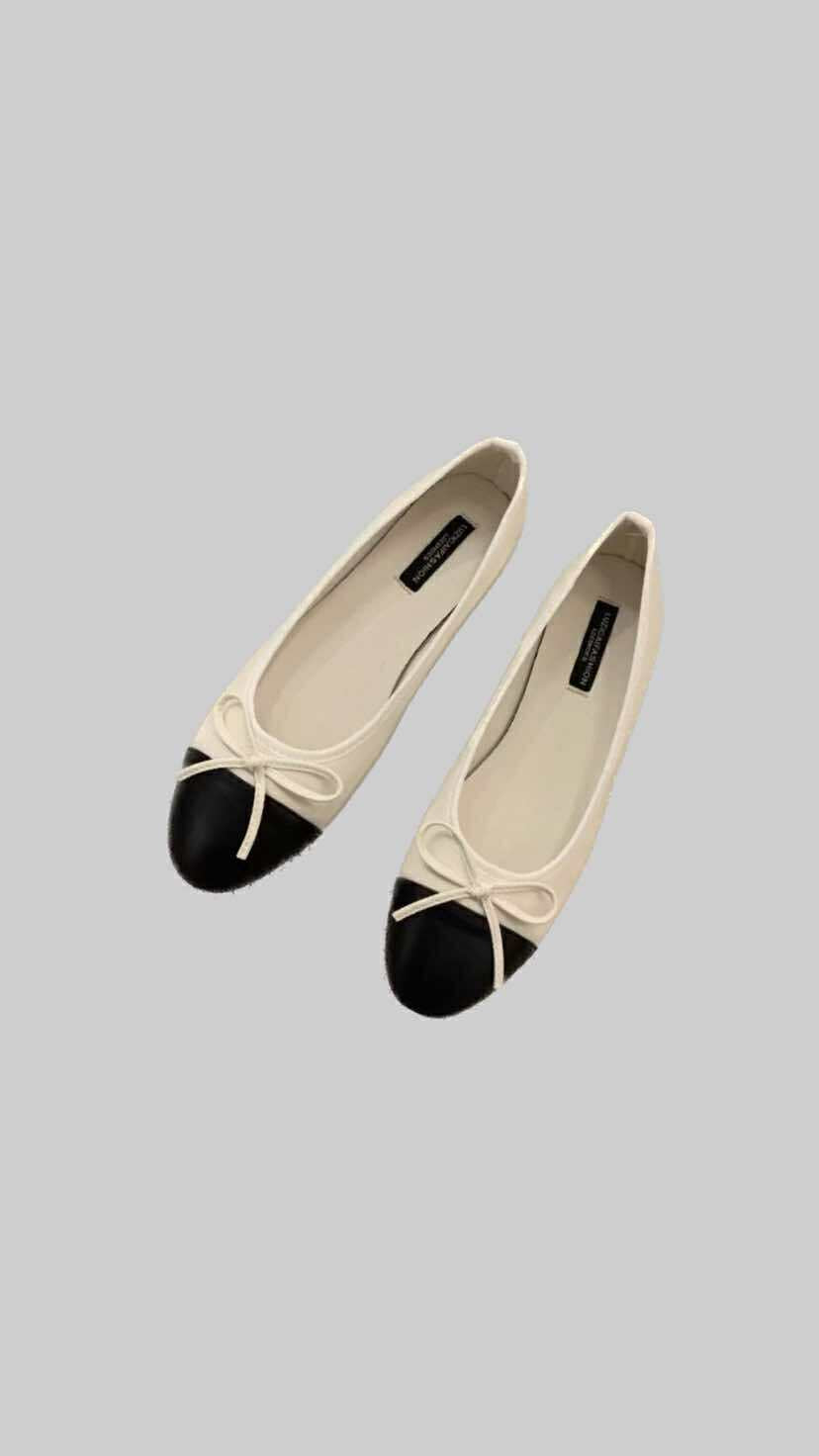 Two-Tone Ballet Flats