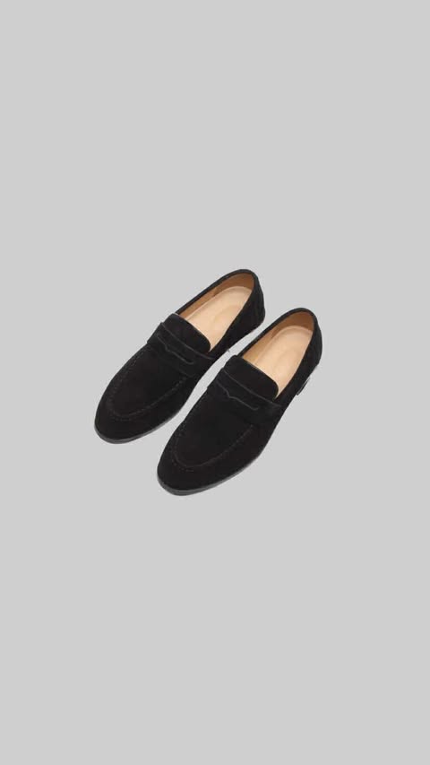 Suede loafers
