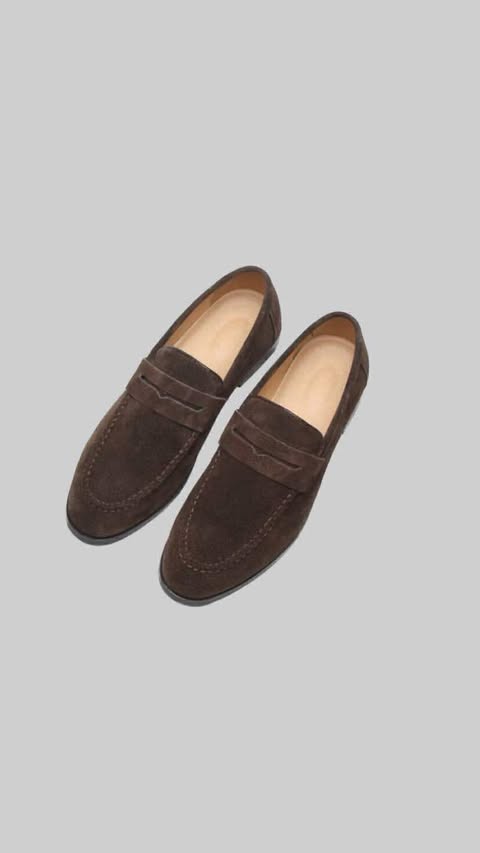 Suede loafers
