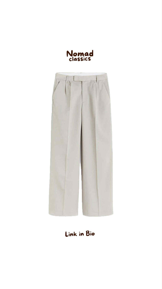 Cropped Wide Leg Pants
