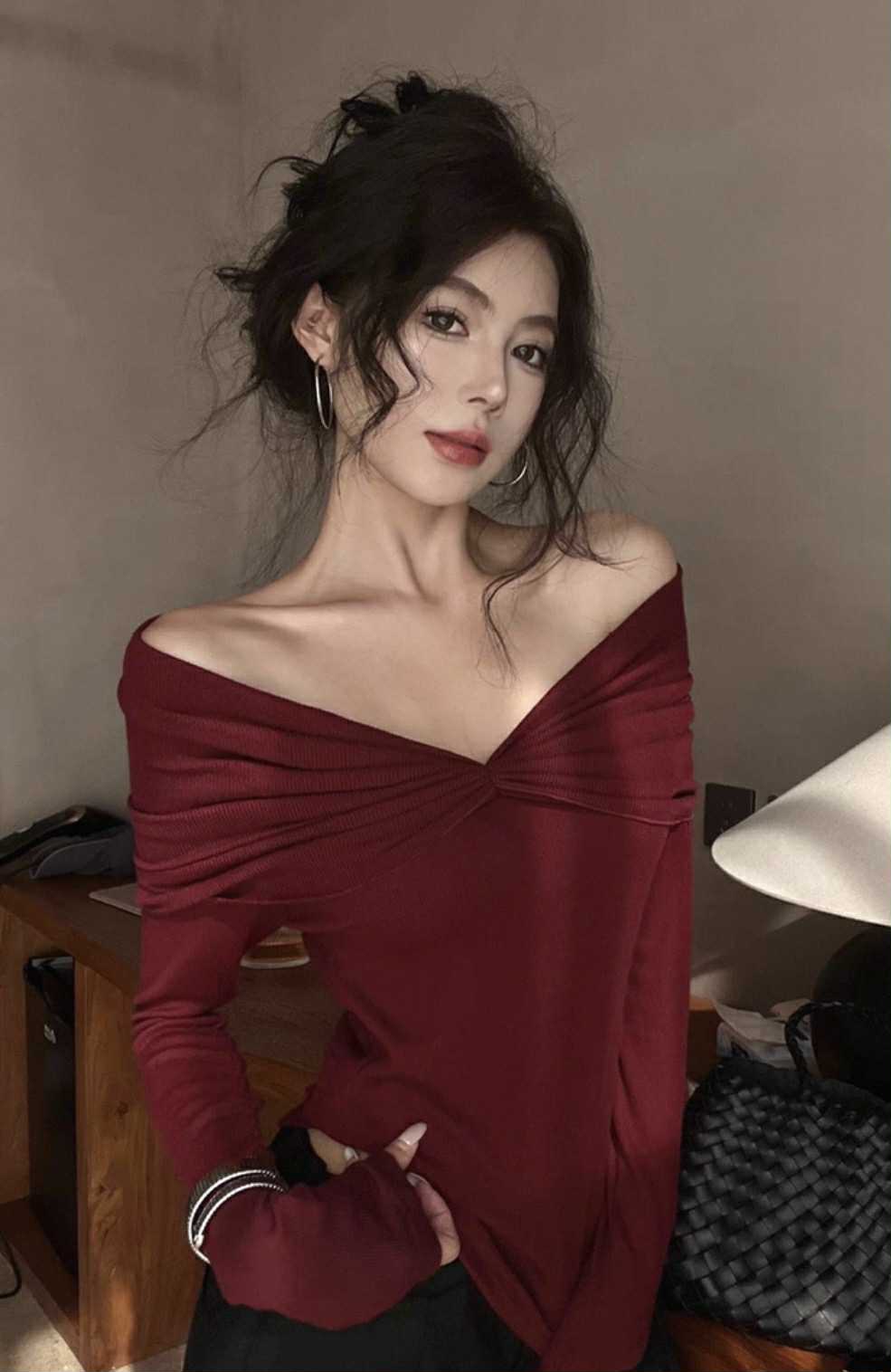 Crimson Twist Top
