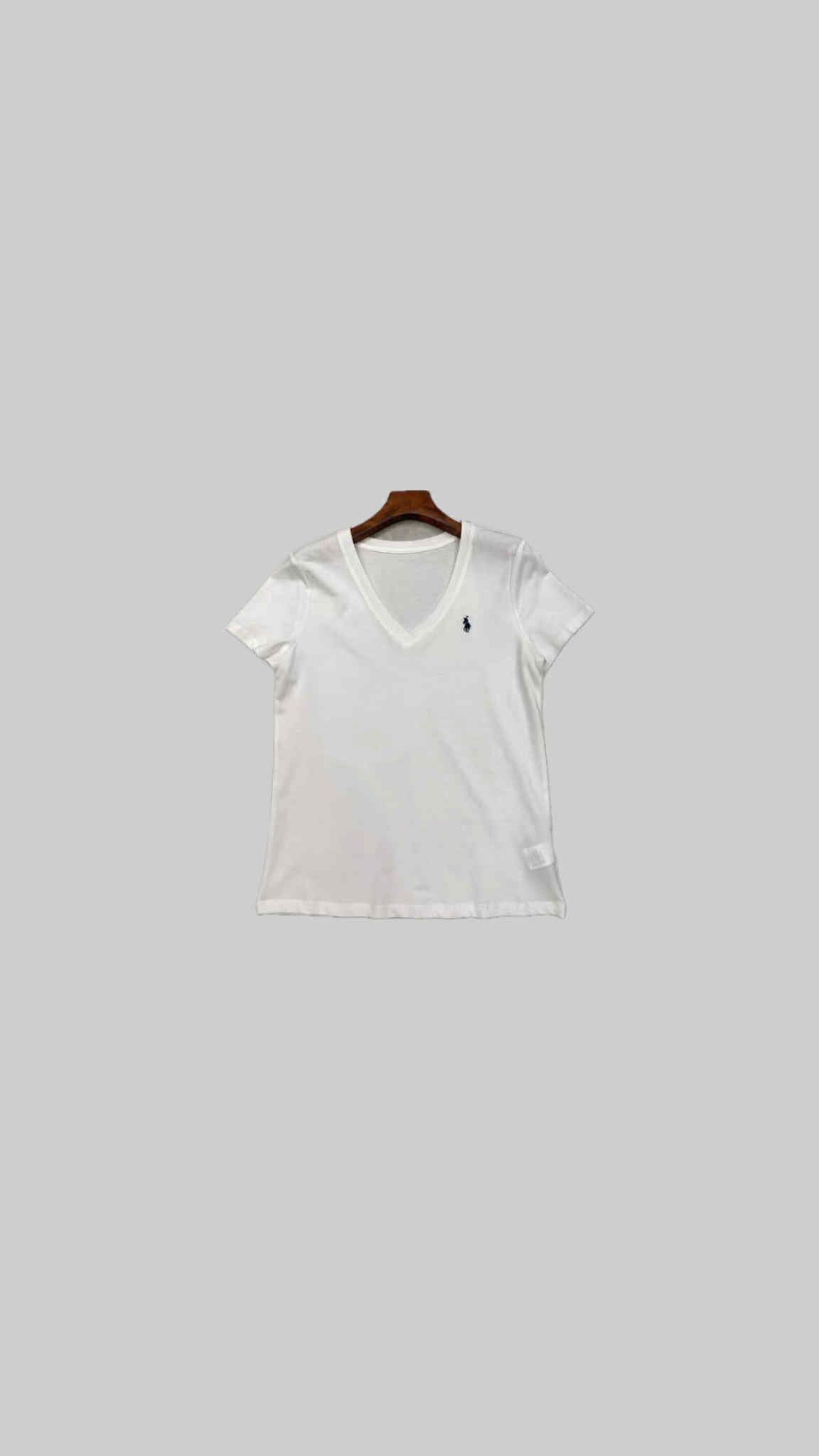Black V-Neck Fitted T-Shirt