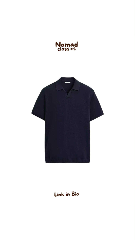 Knitted Polo Shirt