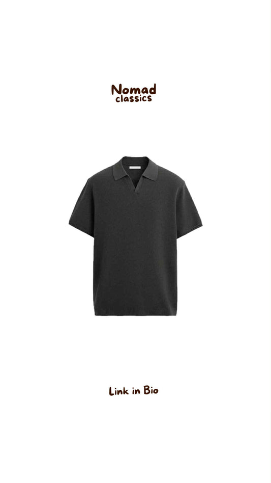 Knitted Polo Shirt