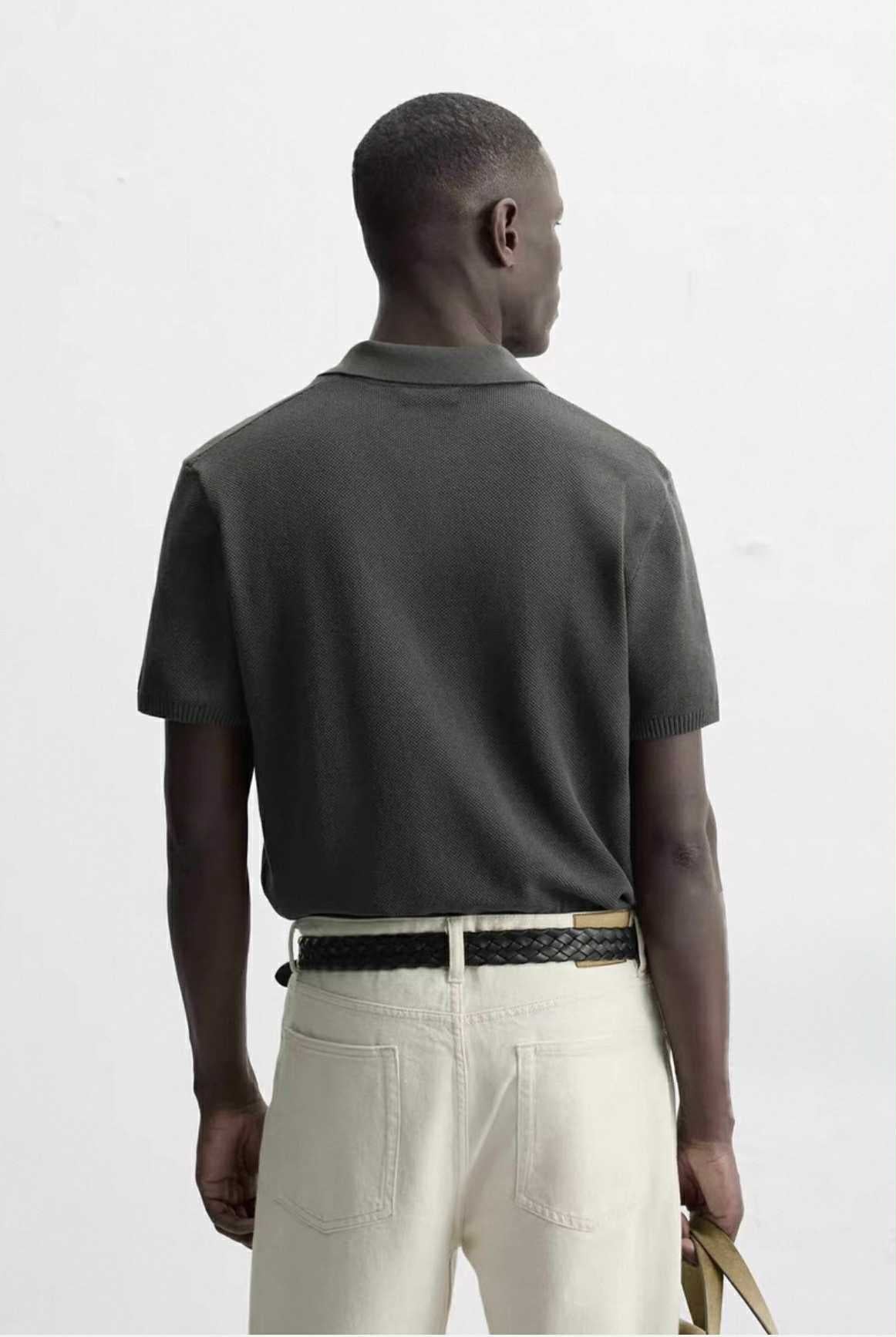 Knitted Polo Shirt