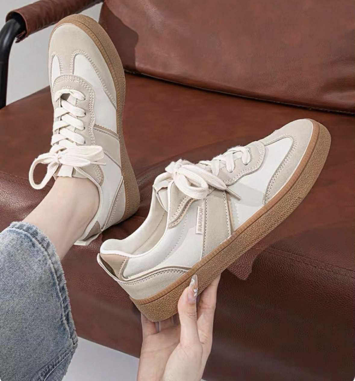 Retro Sole Sneakers