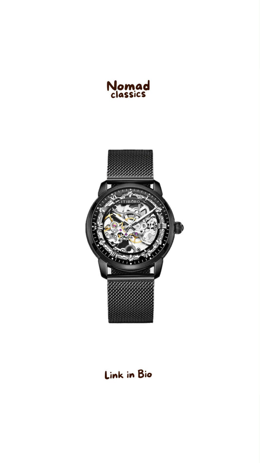 Tibobo Skeleton Watch