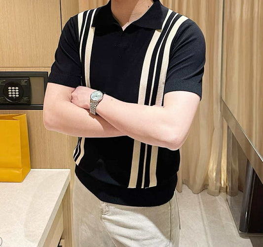 Retro Knit Polo
