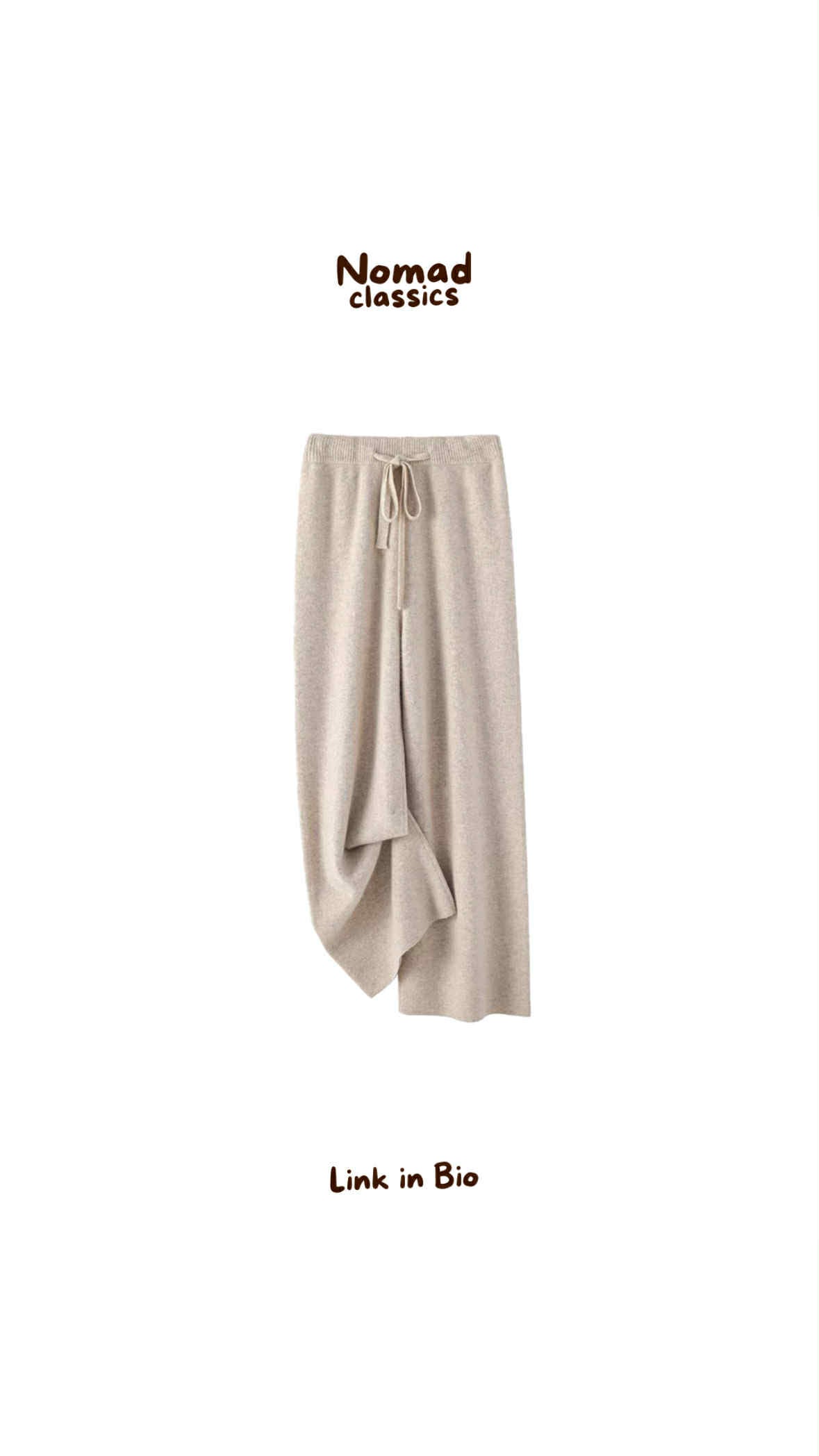 Knitted Wideleg Pants