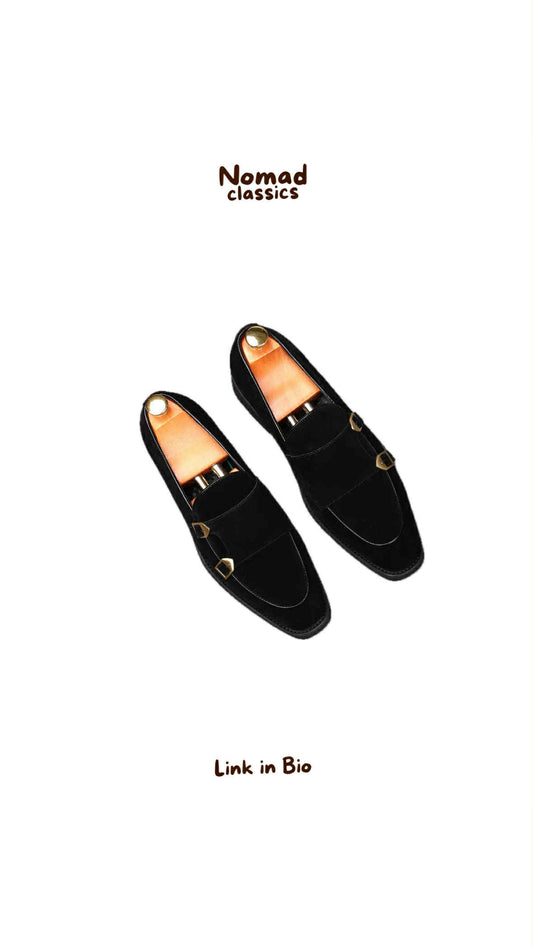 Double Monk Strap Loafers