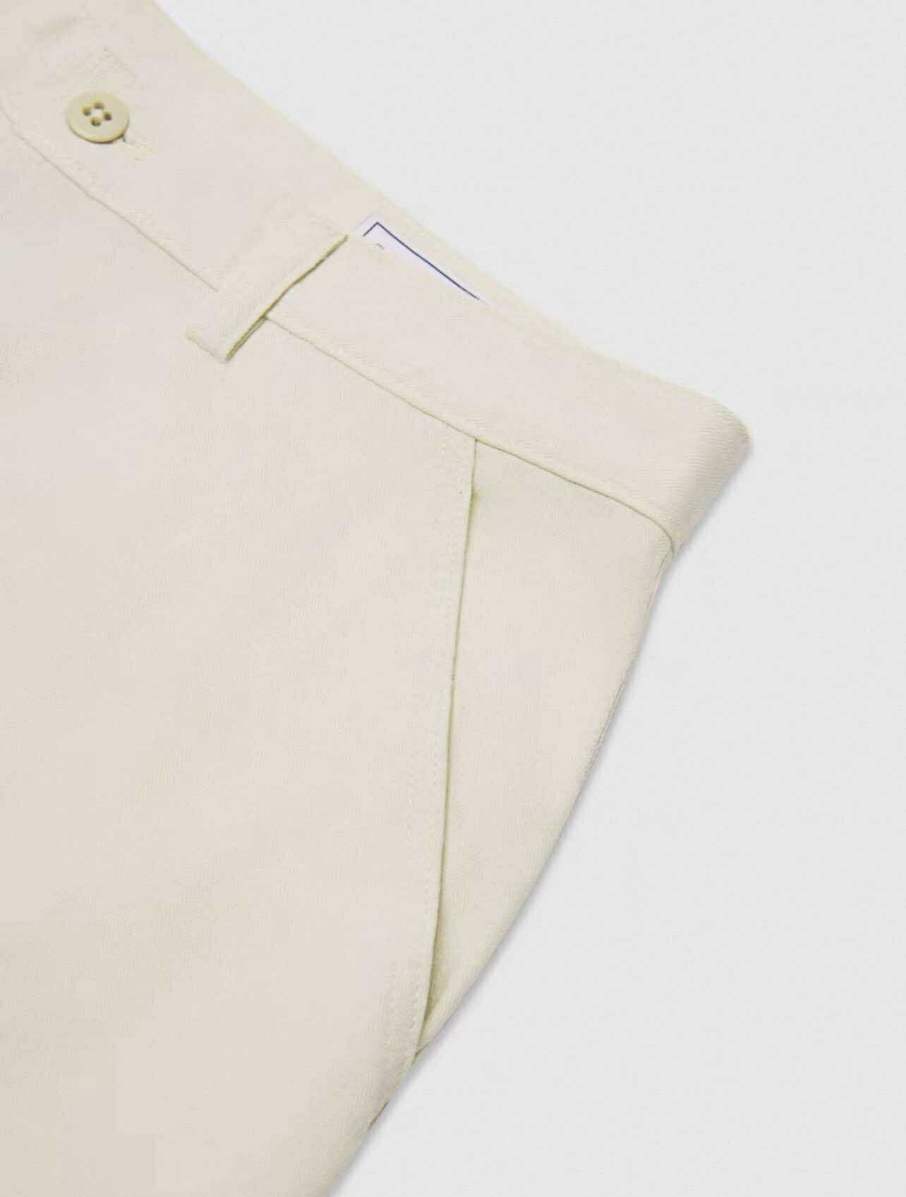"Classic Cotton Trousers – Relaxed Ivy Fit"
