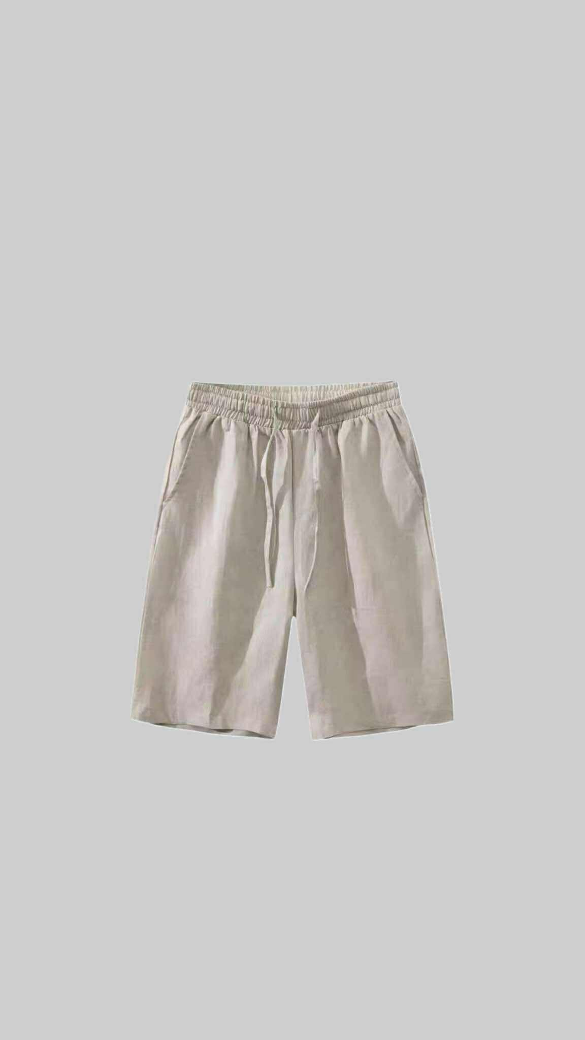 "Linen-Blend Summer Shorts – Lightweight, Relaxed Fit"