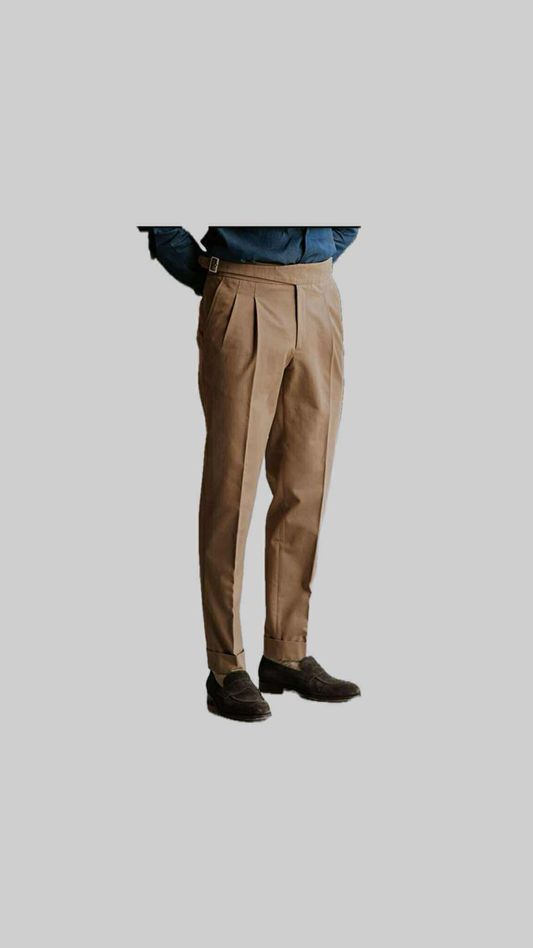 High-Waisted Pleated Trousers – Vintage Charm with a Modern Fit