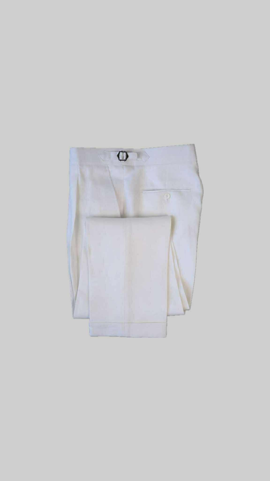"White Classic Trousers – Clean, Modest, Timelessly Stylish"