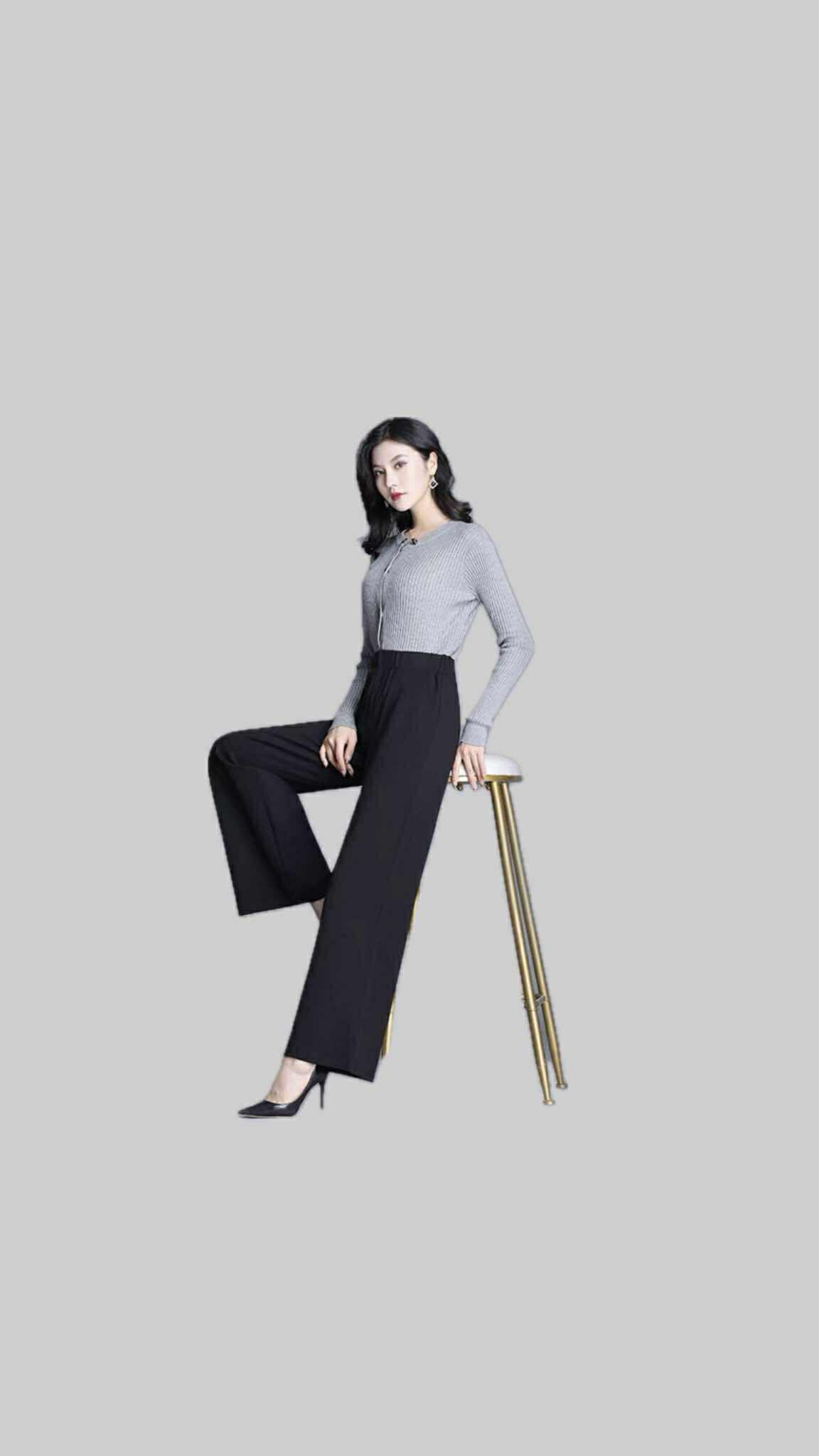 Minimalist Flowy Trousers