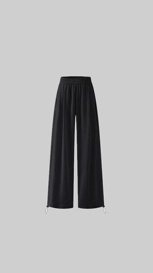 Drawstring Wide-Leg Pants