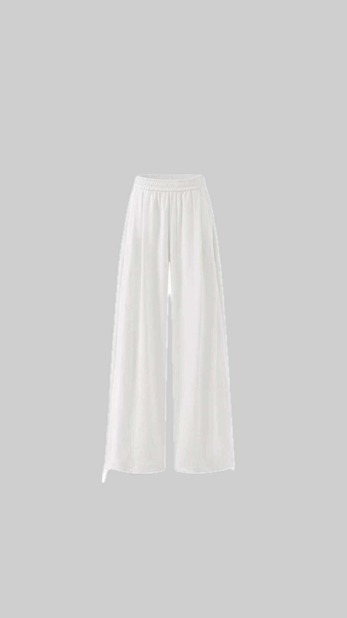 Drawstring Wide-Leg Pants