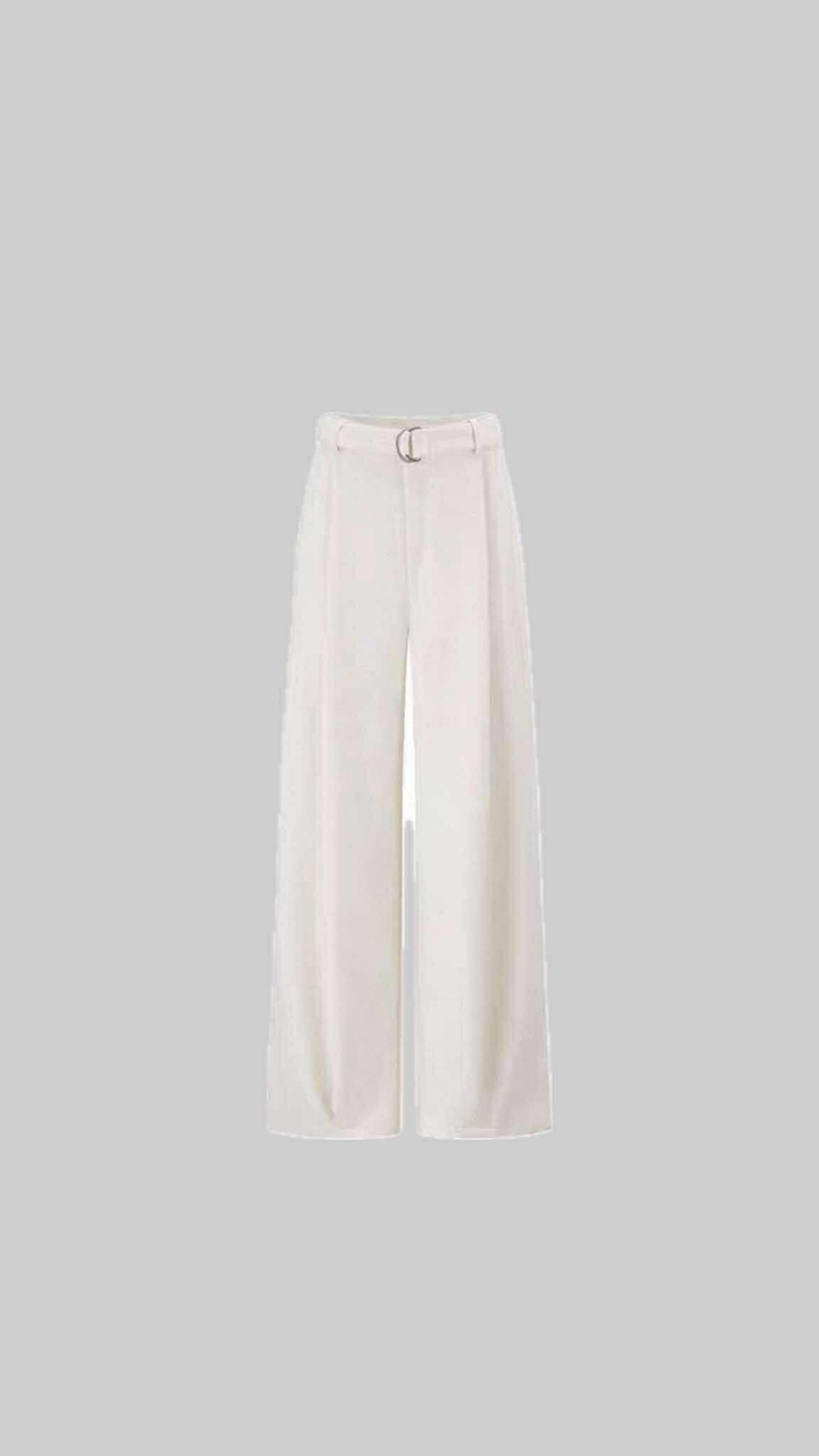 Structured Wide-Leg Pants