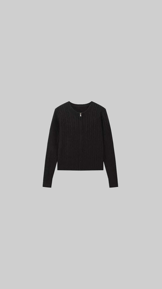 Minimalist Zip Sweater
